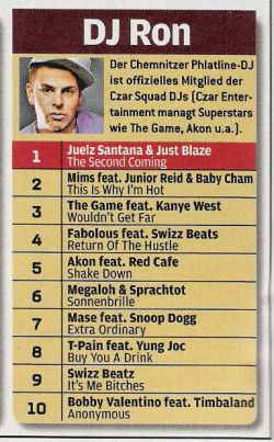DJ RON im BRAVO Hip Hop Special / Maerz 2007