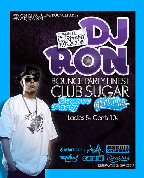 DJ RON in Sofia (Bulgaria) @ Club Sugar / 19.12.2008