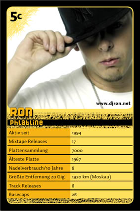DJ Ron Spielkarte